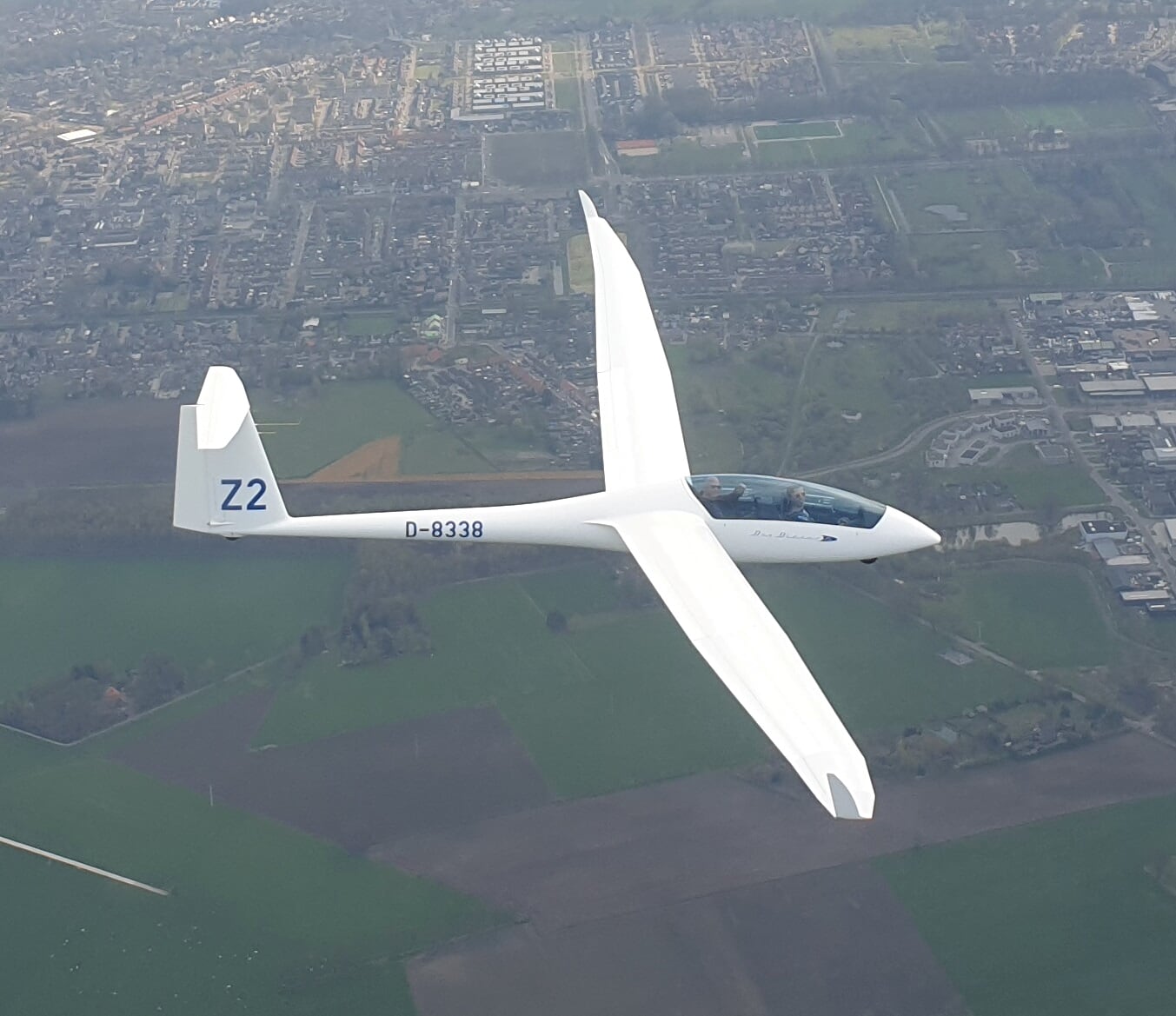 Zweefvliegen in Twente